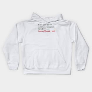 christmas eve Kids Hoodie